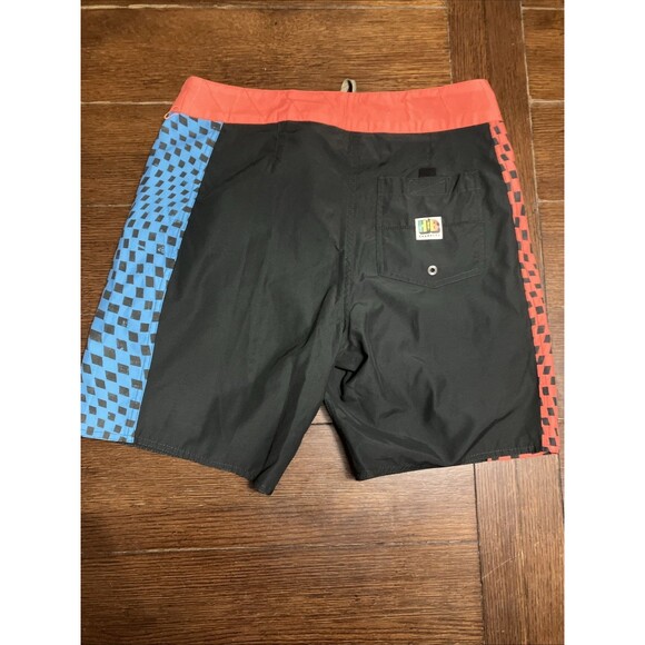 Howler Brothers Men’s Size 32 Ensueno Boardshorts Warped Checkers NWT - Picture 4 of 4